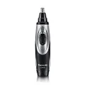 Panasonic ER430K Ear & Nose Trimmer with Vacuum Cleaning System, Men's, Wet/Dry, Battery-Operated