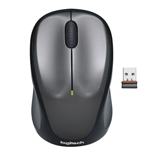 Logitech M235 Wireless Mouse With Designed-For-Web Scrolling, Light Silver
