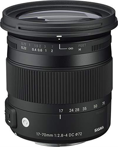 Sigma 4884954 17-70mm f/2.8-4 DC Macro HSM Contemporary Optical Lens for Canon, Black