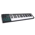 Alesis V49 - 49-Key USB MIDI Keyboard Controller with 8 Backlit Pads, 4 Assignable Knobs and Buttons, Plus a Professional Software Suite