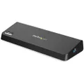 StarTech.com 4K Docking Station for Laptops - Dual-Video Capable - DP and HDMI - USB 3.0-4K Ultra HD Universal Laptop Dock