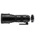 Sigma 4ZA955 150-600mm f/5-6.3 Sports Optical Lens Kit + TC-1401 for Nikon, Black