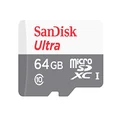 Sandisk Ultra SDSQUNS-064G-GN3MN 64GB 80MB/s UHS-I Class 10 microSDXC Card, Black