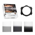 Cokin H3H0-25 Square Filter Gradual ND Creative Kit Plus - Includes M (P) Series Filter Holder, Gnd 1-Stop (121L), Gnd 2-Stop (121M), Gnd 3-Stop Soft (121S) Grey Medium