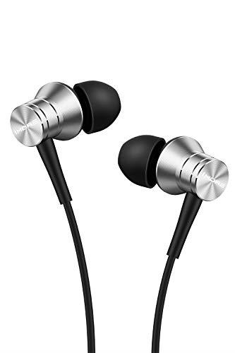 1MORE Piston Fit in-Ear Headphones , Noise Isolation, Pure Sound, Button Control ,Wired Earphones with Mic for Smartphones/PC/Tablet .Silver