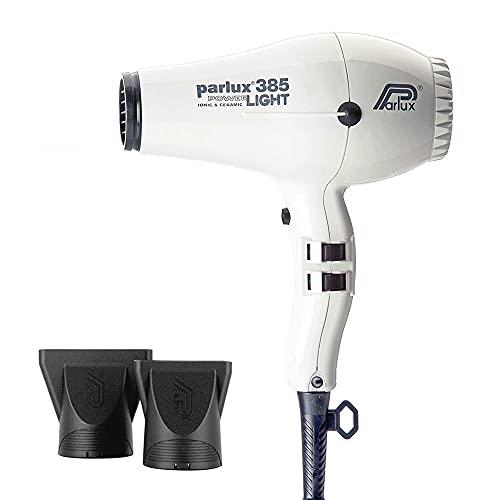 Parlux 385 Powerlight Ceramic & Ionic 2150W Hair Dryer, White