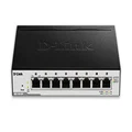 D-Link PoE Switch, 8 Port Smart Managed Gigabit Ethernet Layer 2 VLAN Control (DGS-1100-08P)