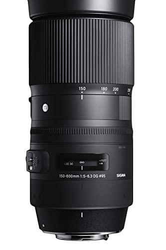 Sigma 4745955 150-600mm f/5-6.3 DG OS Contemporary Optical Lens for Nikon, Black