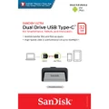SanDisk 32GB Ultra Dual Drive USB Type-C- SDDDC2-032G-G46, Black, Silver