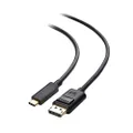 Cable Matters USB C to DisplayPort Cable Supporting 8K 60Hz USB-C to DisplayPort Cable USB C to DP Cable in Black 1.8m - Thunderbolt 3 Port Compatible with MacBook Pro, Dell XPS 13 and More