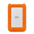 LaCie Rugged USB-C 2 TB External Hard Drive Portable HDD – USB 3.0 Compatible, Drop Shock Dust Rain Resistant, for Mac and PC Computer Desktop Workstation Laptop, 1 Month Adobe CC (STFR2000800)