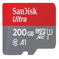 SanDisk 200GB ULTRA MicroSD UHS-I CARD, SDSQUAR-200G