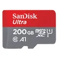 SanDisk 200GB ULTRA MicroSD UHS-I CARD, SDSQUAR-200G