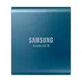 Samsung T5 500GB USB 3.1 Gen 2 (10Gbps, Type-C) External Solid State Drive (Portable SSD),Alluring Blue,MU-PA500B/WW