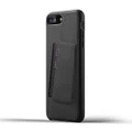 Mujjo Full Leather Wallet Case for iPhone 7 and 8 Plus, Black