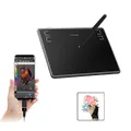 Huion Inspiroy H430P OSU! Pen Tablet Graphics Drawing Tablet 4.8 x 3 inches 4096 Pen Pressure Battery-Free Pen for Signature, Compatible with Chromebook, Android, Windows and Mac