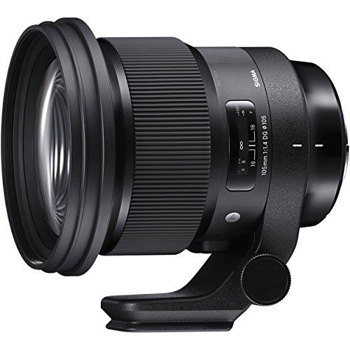 Sigma 4259955 105mm f/1.4 DG HSM Art Lens for Nikon, Black