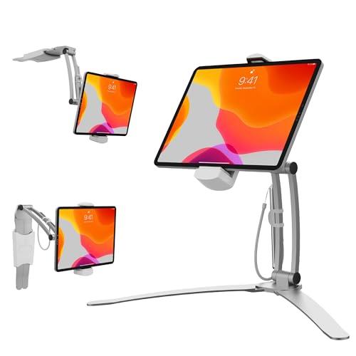 2-in-1 Kitchen Mount Stand for 7-13 Inch Tablets/iPad (2017)/iPad Pro 9.7, 10.5, 12.9/Surface Pro/iPad mini