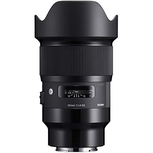 Sigma 4412965 20mm f/1.4 DG HSM Art Lens for Sony (E-Mount), Black
