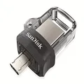 SanDisk 128GB Ultra Dual Drive m3.0 - SDDD3-128G-G46,Black
