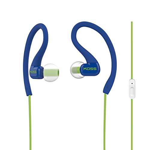 Koss KSC32i B Sport Clip Headphones, Blue