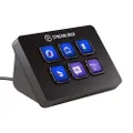 Elgato Stream Deck Mini – Compact Studio Controller, 6 macro keys, trigger actions in apps and software like OBS, Twitch, YouTube and more, works with Mac and PC Black 10GAI9901