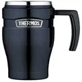 Thermos Stainless King Vacuum Insulated Travel Mug, 470ml, Midnight Blue, SK1000MB4AUS
