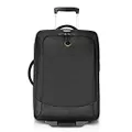EVERKI Wheeled Carry-On Laptop Bag - Lightweight Trolley Travel Friendly - Rolling Luggage for Gamers - Ideal for Business Travels - Dedicated Compartment up to 17.3-18.4", EKB420, 35L Capacity, Black
