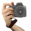 MegaGear SLR, DSLR Leather Wrist Strap for Canon, Nikon, Panasonic, Leica, Sony, Fujifilm, Olympus Digital Cameras