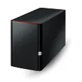 BUFFALO LinkStation 220 8TB 2-Bay NAS Network Attached Storage with HDD Hard Drives Included NAS Storage That Works as Home Cloud or Network Storage Device for Home