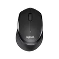 Logitech Silent Plus Wireless Large Mouse M330, Black