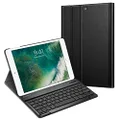 Fintie iPad 9.7 Inch 2017 Keyboard Case - Slim Shell Stand Cover with Magnetically Detachable Wireless Bluetooth Keyboard for Apple iPad 9.7" 2017 Release Tablet Black
