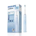 Philips Sonicare Protective Clean 4500 Sonic Electric Rechargeable Toothbrush with 2 Cleaning Modes and Built-in Pressure Sensor, Light Blue, HX6823/16