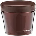 Zojirushi Stainless Steel Food Jar Contemporary None Nut Brown