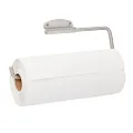 InterDesign Forma Wall-Mounted Stainless Steel Kitchen Roll Holder, Silver