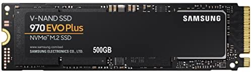 Samsung MZ-V7S500BW 970 Evo Plus NVMe M.2 SSD, 500 GB Storage Capacity Black