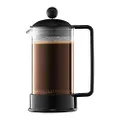 Bodum BRAZIL Coffee Maker, French Press Coffee Maker, Black, 12 Ounce (3 Cup), Black ;