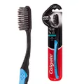 Colgate Slim Soft Charcoal Manual Toothbrush, 1 Pack, Soft With Slimmer Tip Charcoal Infused Bristles