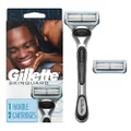 Gillette SkinGuard Men's Razor, Handle + 2 Blade Refills
