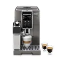 De'Longhi Dinamica Plus ECAM370.95.T, Automatic Coffee Machine, Built-In Adjustable Grinder, Automatic Milk Frother, 2 Espresso at Once, Up to 12 One-Touch Recipes,3.5” Display, Connectivity, Silver