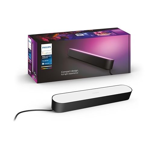 Philips Hue Play - White and Colour Ambiance Smart LED Bar Light- Black