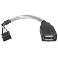 StarTech 6in USB 2.0 Cable - USB A Female to USB Motherboard 4 Pin Header F/F (USBMBADAPT)