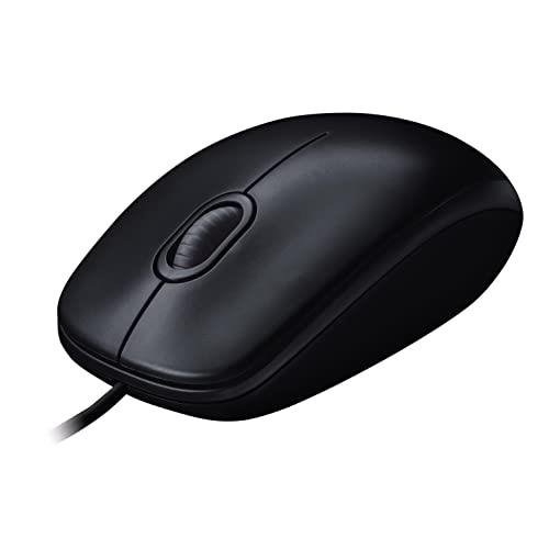 Logitech M90 Wired Mouse, Black