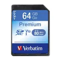 Verbatim SDXC, Black, 64GB