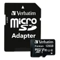 Verbatim Micro SDXC 128GB (Class 10 UHS-I) with Adaptor, microSDXC 128GB Class 10 + Adaptor