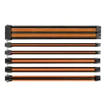 Thermaltake TtMod Sleeve Extension Power Supply Cable Kit ATX/EPS/8-pin PCI-E/6-pin PCI-E with Combs, Orange/Black AC-036-CN1NAN-A1