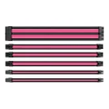 Thermaltake TtMod Sleeve Cable (Cable Extension) – Pink/Black, AC-046-CN1NAN-A1