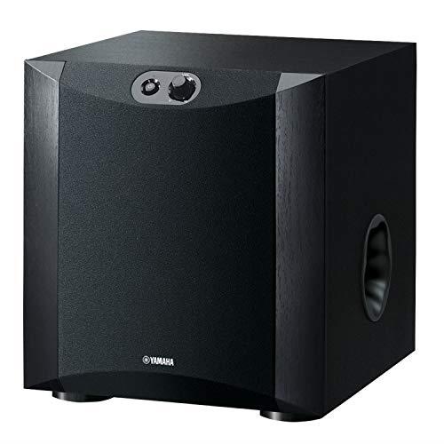 Yamaha NS-SW200 Subwoofer Speaker with 130W Output Power and Twisted Flare Port, Black