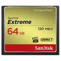 SanDisk Extreme 64GB CompactFlash Memory Card (SDCFXSB-064G-G46),Black