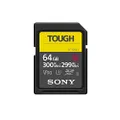 Sony SF-G 64GB Tough Series UHS-II SD Memory Card, Black